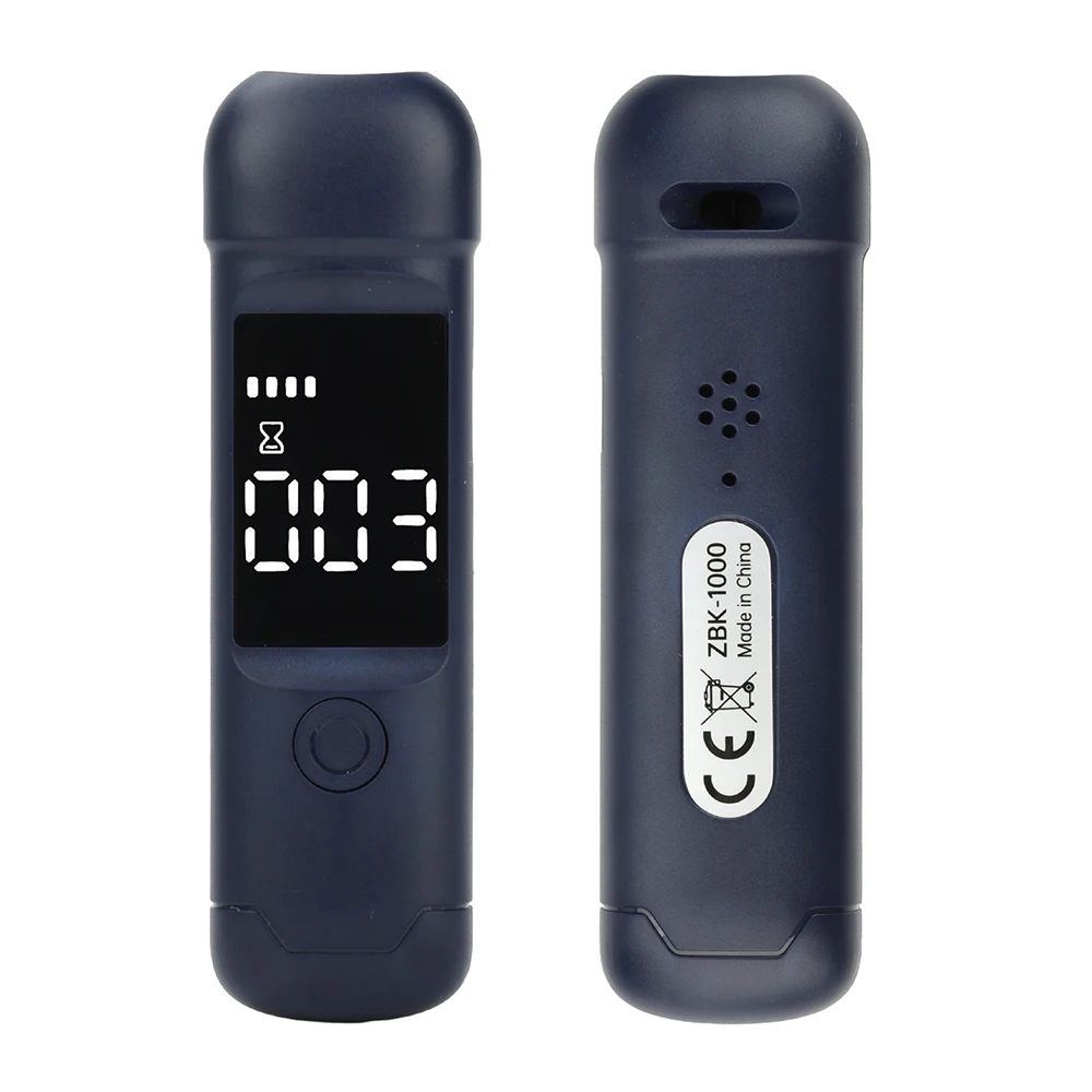 Portable Breathalyser Alcohol Testing Device Audible Alarm for Excessive Alcohol Levels Suitable for Traffic Police Etc.