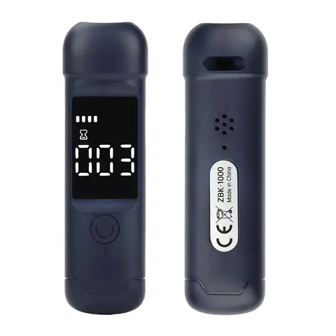 Portable Breathalyser Alcohol Testing Device Audible Alarm for Excessive Alcohol Levels Suitable for Traffic Police Etc.