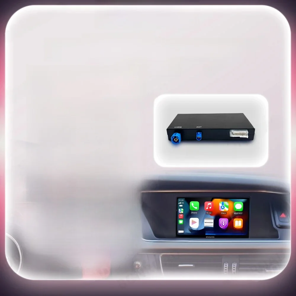Bonroad kabelloses carplay android auto interface adapter für audi a4 b8 a5 q5 2014-2018 bluetooth gps navigation