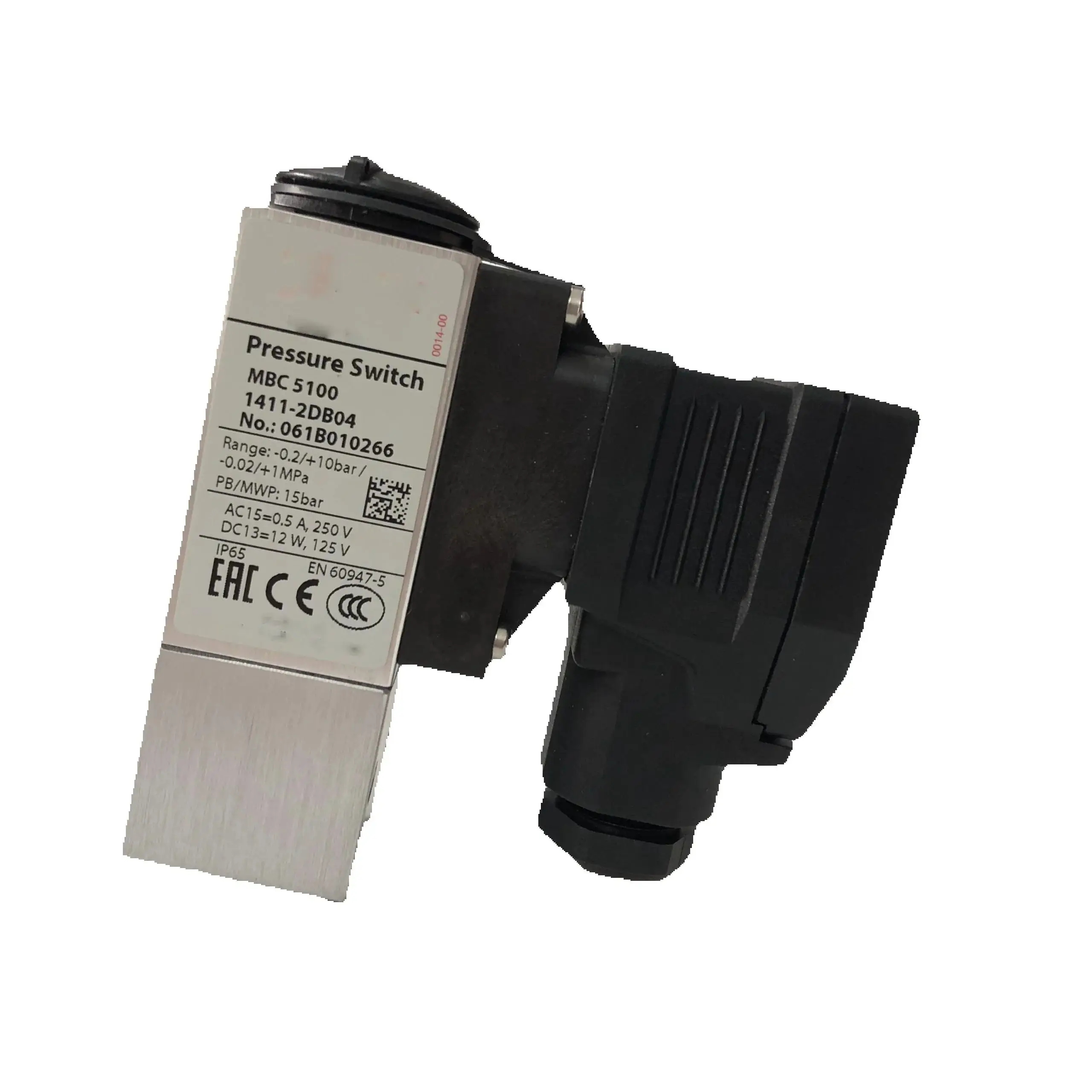 Pressure Switch MBC 5100-3421-1CB04 061B000166 High-Performance Hydraulic Pressure Control Switch