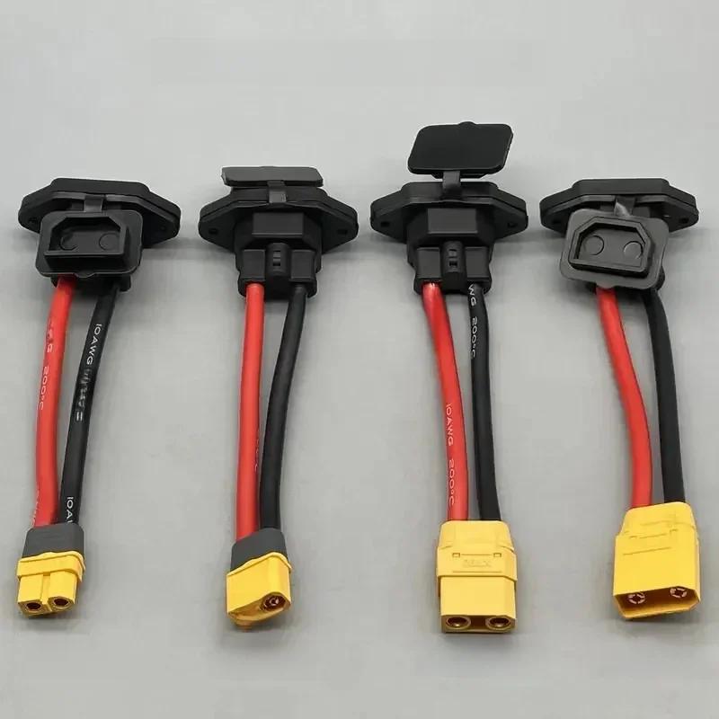 AliExpress DIVEDEER Male Female XT60/XT90 to C14 3pin Power Socket XT60 XT90 Battery Car Charging Wire Connector New Energy E-bike Charging Cable