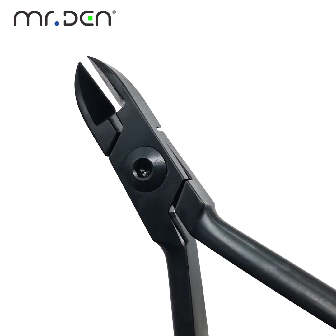 Hardened Dental Pliers Black Diamond Mini Wire Cutter Titanium Coated Stainless Steel Orthodontic Tools