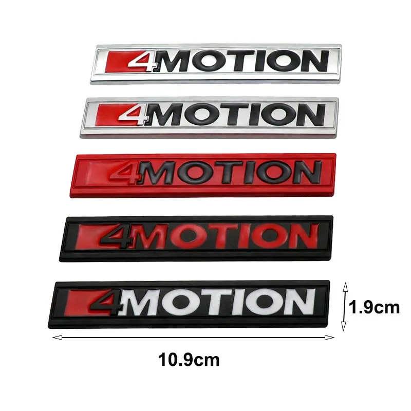 Picture 7: 3D Metal 4MOTION Decorative Sticker For VW Passat Tanyue Golf Car Modification Parts