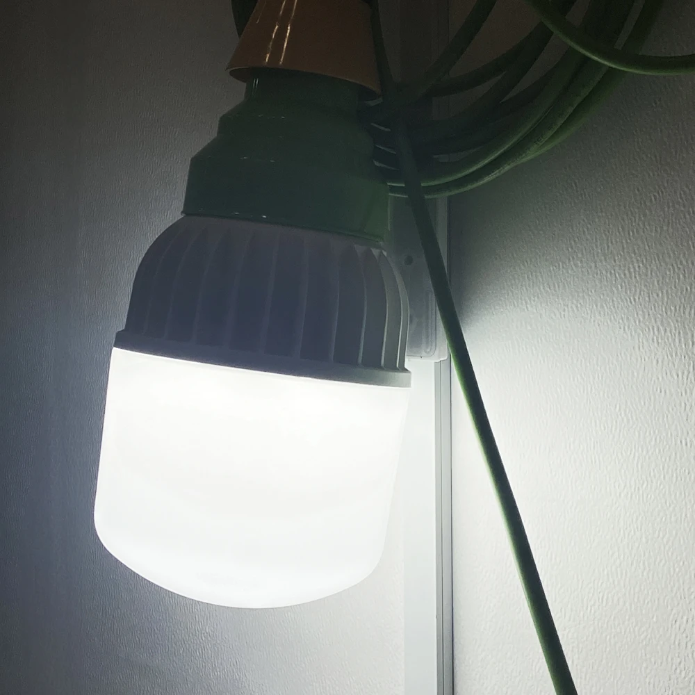 LED 고와트 작업등 60W 유선식 캠핑랜턴 가설조명 10M