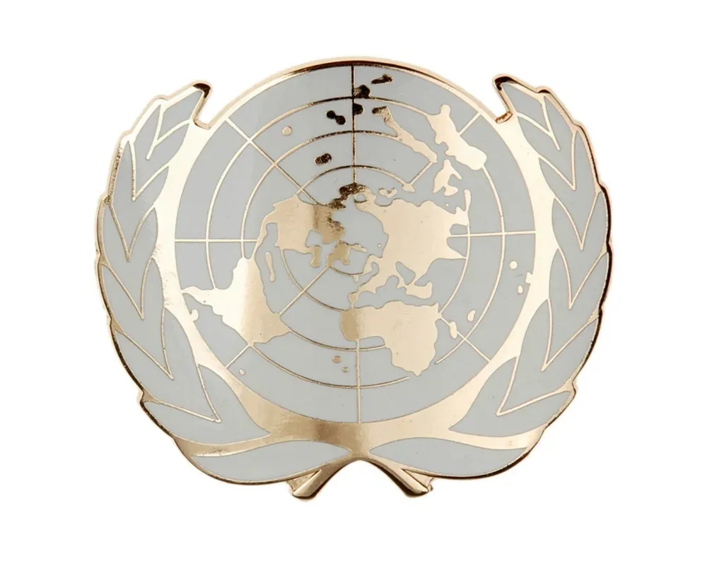 Onz onz Metal Beret czapka metalowa przypinka Gold - US072 — zdjęcie 2