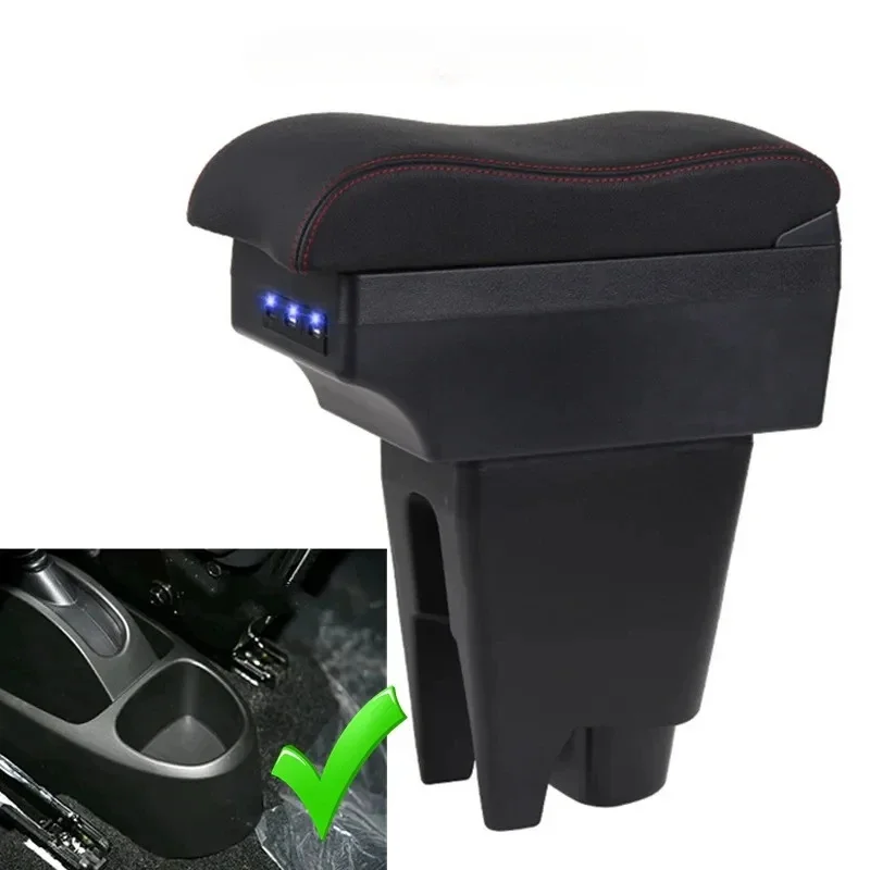Auto Armsteun Doos voor Toyota Aygo BJ voor Peugeot 107 voor Citroen C1 voor BYD F0 Speciale Retrofit Onderdelen Center Opbergdoos - afbeelding 2
