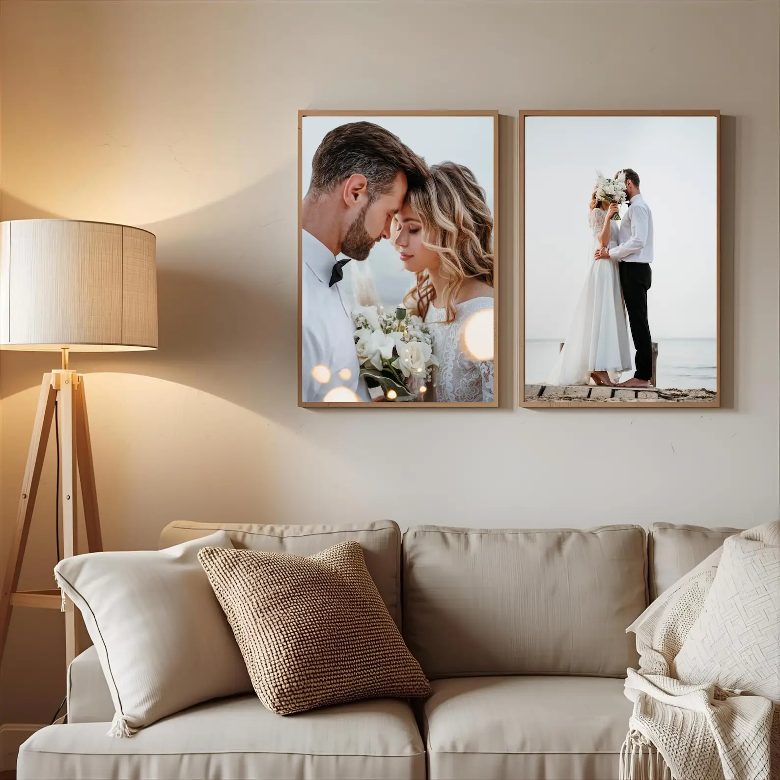 Personalized Photo Canvas, Custom Family Wall Art, Large Photo Canvas, Wedding Gift, Photo-to-Canvas Print, Home Decor Wall Art
