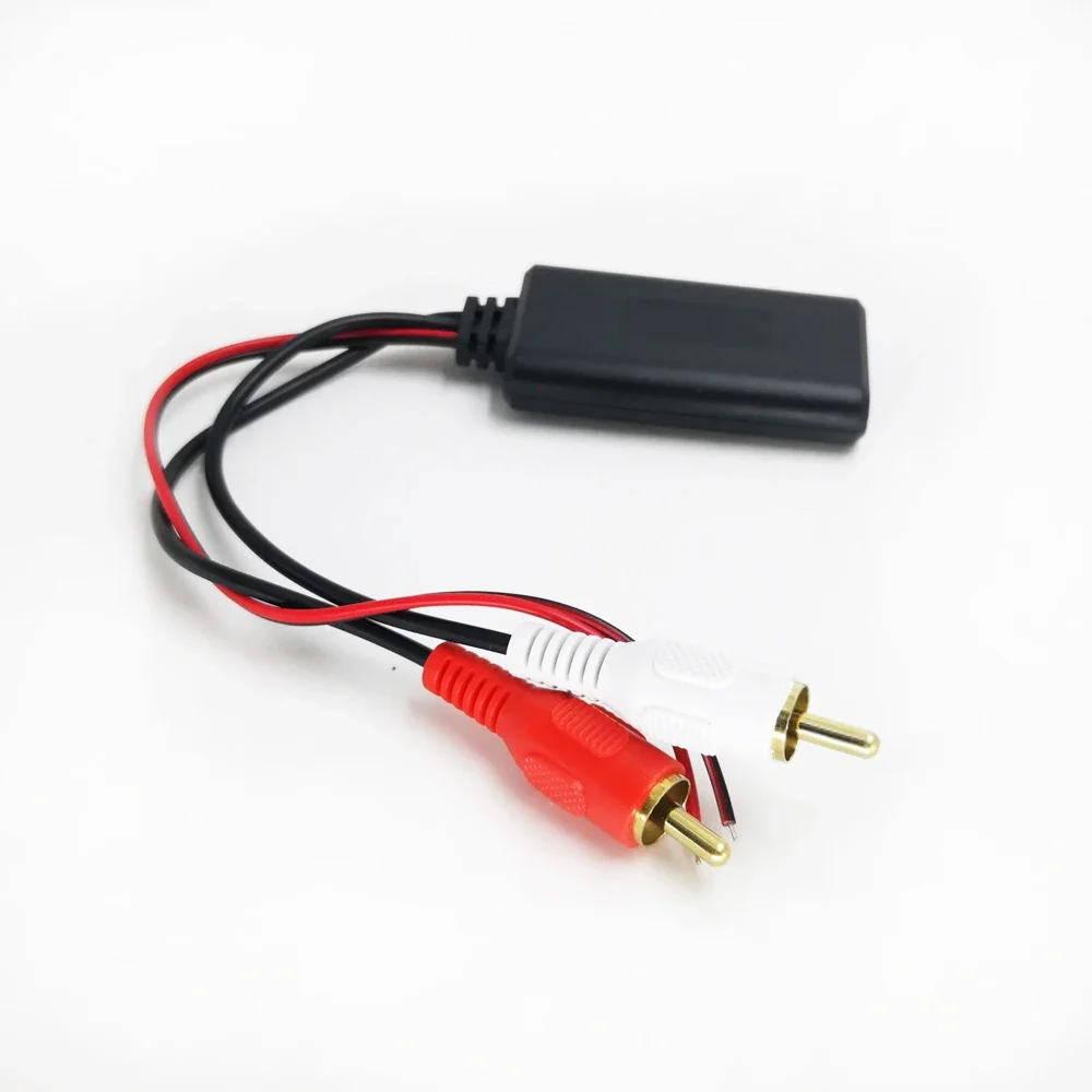 Biurlink Radio samochodowe RCA Adapter Bluetooth Stereo 2RCA Bezprzewodowy AUX Audio Bezpiecznik okablowania dla Kenwood dla Clarion — zdjęcie 2