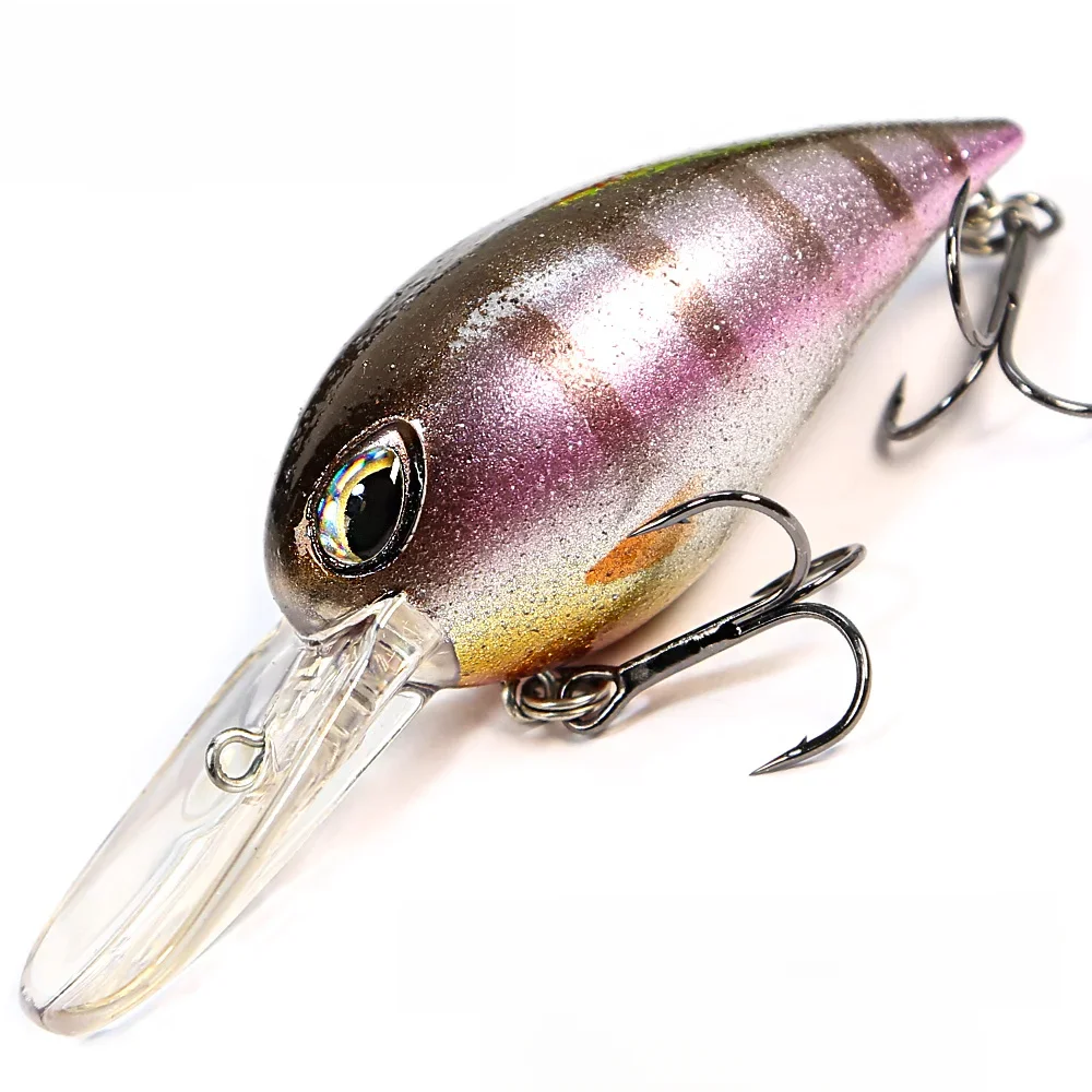 B & U Ruck Kurbel 60mm 18,4g schwimmende heiße Modell Angeln Köder harte Köder Wobbler Kurbel