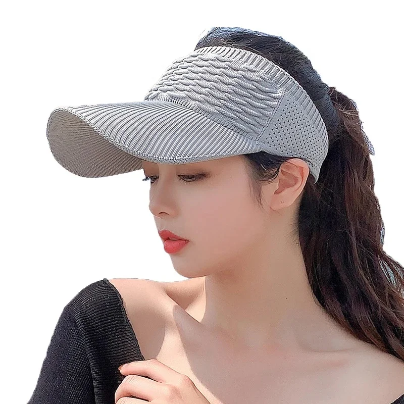AliExpress HaHaNek Fashion Adult Cycling Cap Summer Hats Women Outdoor Tennis Baseball Sport Adjustable Sun Visors Golf Empty Top Caps