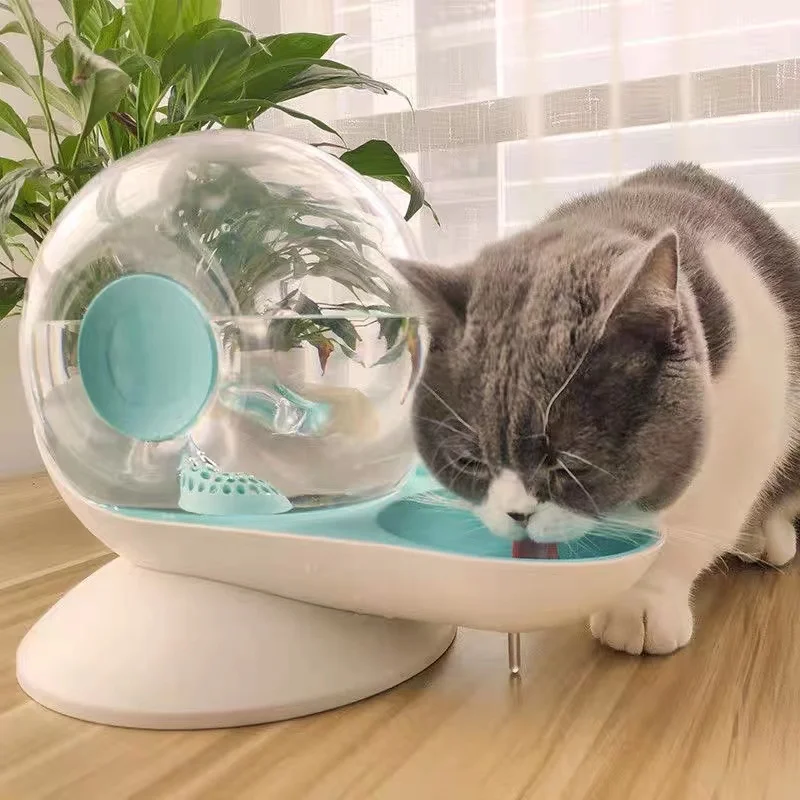 2.8L Cat Puppy Water Fountain Snails Automatic Drinker For Cats Pets Water Dispenser Filter Large Drinking Bowl Cat Accessories