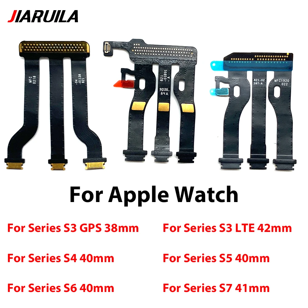 

5 шт. гибких кабелей для ЖК-экранов Apple Watch Series SE S3 S4 S5 S6 S7 S8 38 мм 40 мм 41 мм 42 мм 44 мм, запчасти для ремонта