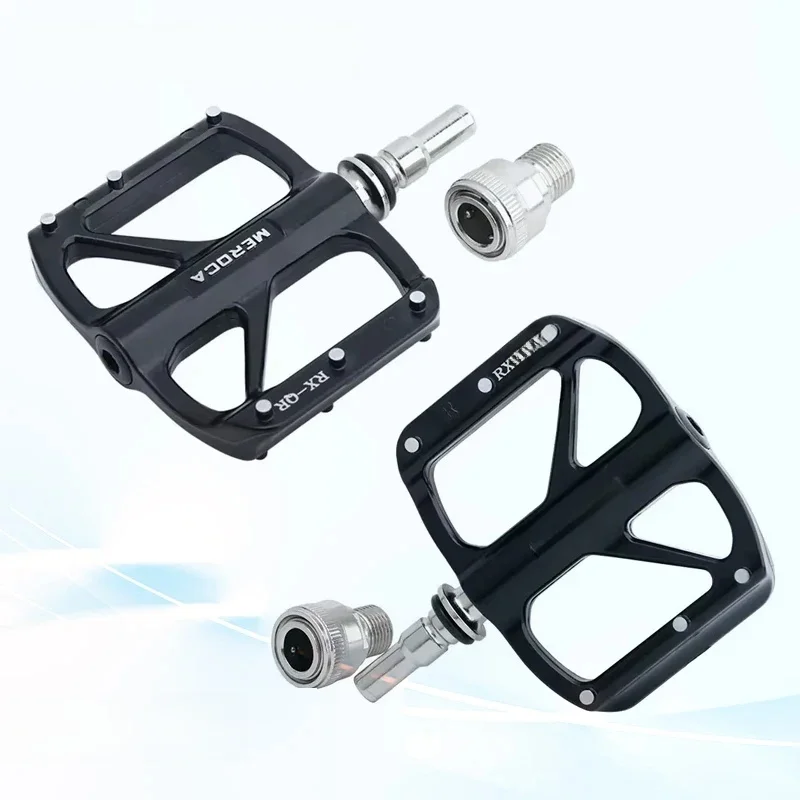 AliExpress MEROCA Bicycle Quick Release Pedal Seal 3 Bearing Ultra-light Aluminum Alloy MTB Road Bicycle Non-slip Bike Pedals