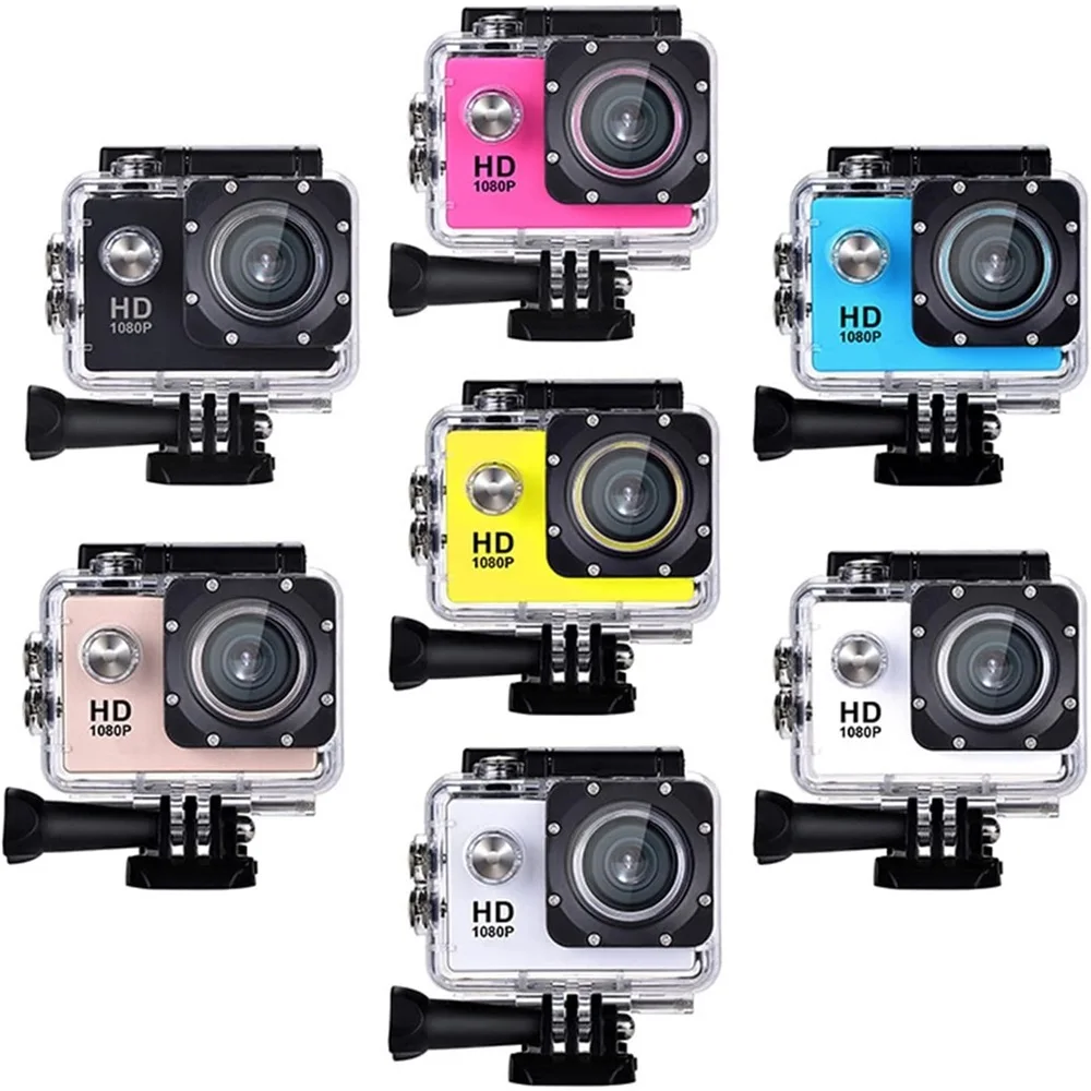 Videocamera Sportiva HD 1080P 4K Impermeabile Resistente Alta Risoluzione Camera Subacquea