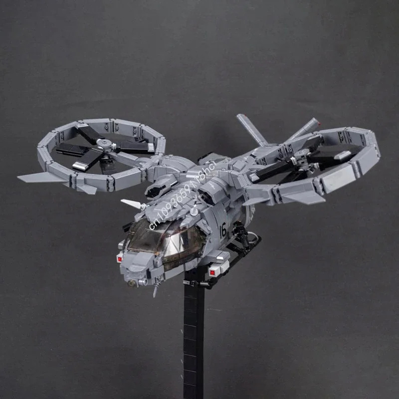 1422 pièces MOC Avatares modulaires hélicoptère Samson SA-2 Architecture blocs de construction modèle assemblage jouet enfants Festival cadeau