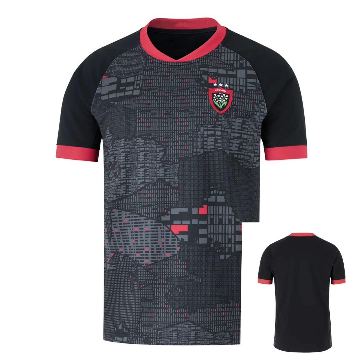 2024 New Arrivals Women France Rugby Unisex T-shirt RC TOULON Jerseys Kit Training Adult/KID Kit Ventilate Mesh Fabric Jerseys