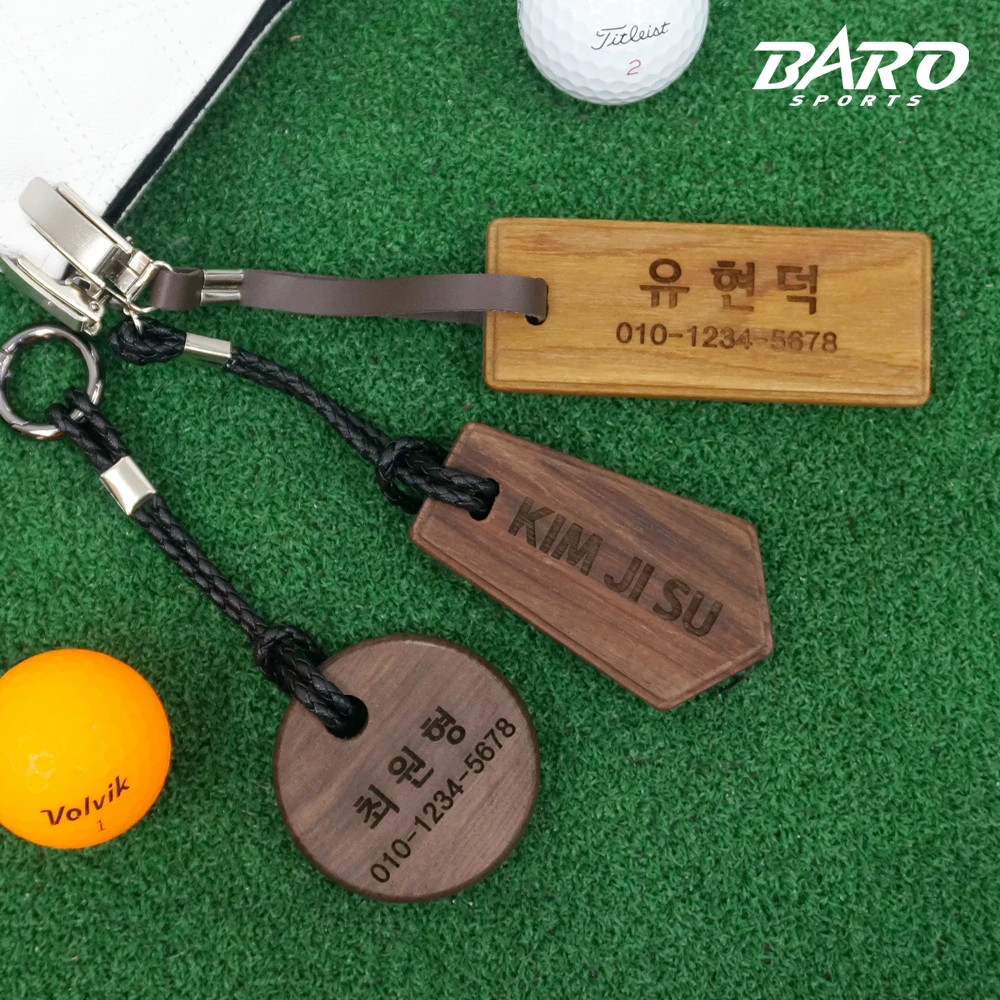 Wood Golf Name Tech Wood Name Tack Purter Keeper Caddy Bag Name Table walnut tree difference tree