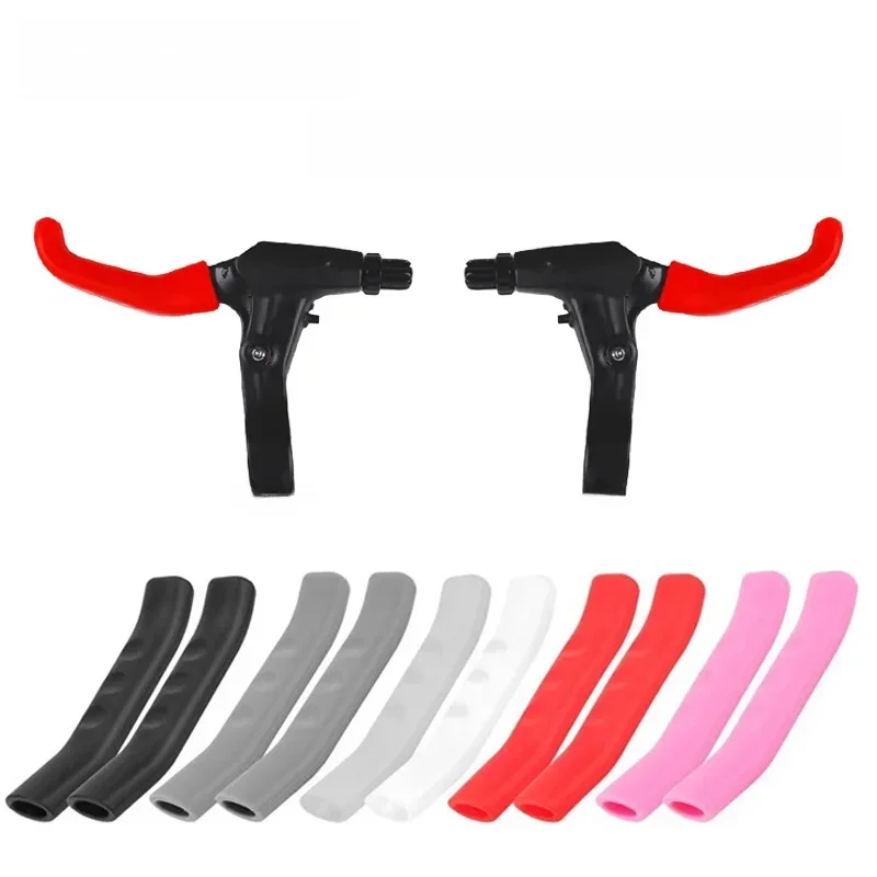 PYDEX protecteurs de levier de frein de vélo pour shimano mt200 deore m6100 poignées de guidon vtt poignée de vélo levier de frein couvercle en Silicone