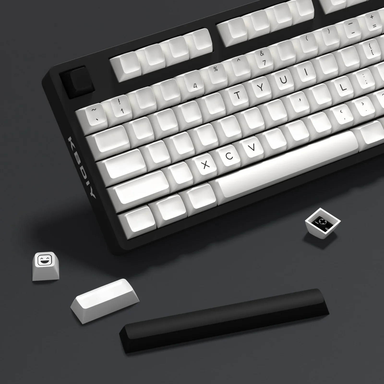 KBDiy 161 klawiszy / zestaw SA Profile GMK BOW Keycap Set Double Shot White Keycaps Custom ISO PBT do klawiatury mechanicznej do przełącznika MX — zdjęcie produktu 7