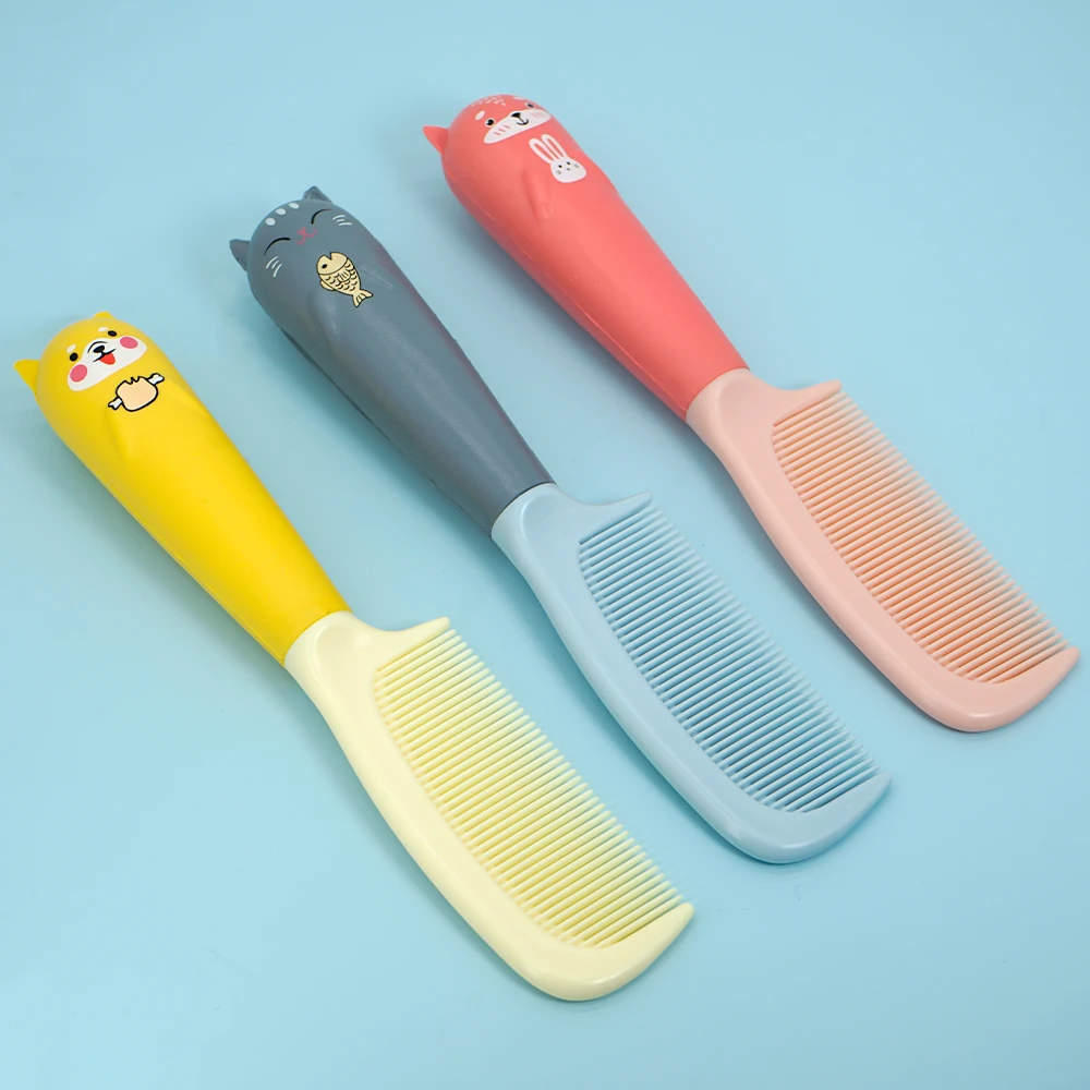Children Cute Anti-static Air Cushion Hair Brush No Harm To The Scalp Kids Curling Hair Comb Cartoon Animal Design Kid Flat Comb