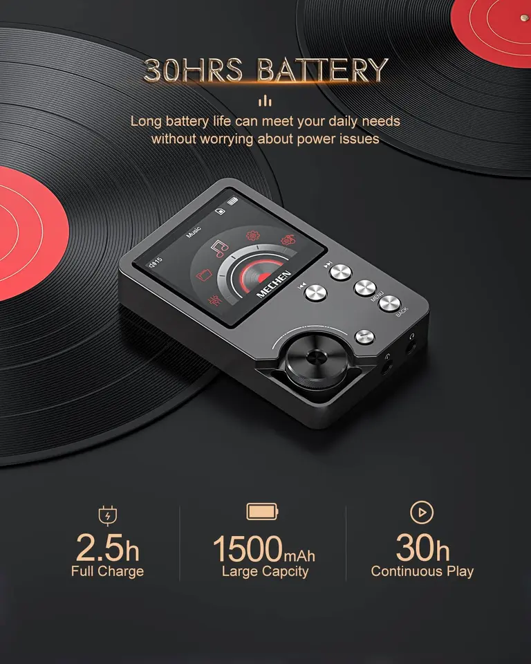 MP3 プレーヤー、ロスレス DSD 高解像度ポータブル Hi-Fi デジタル