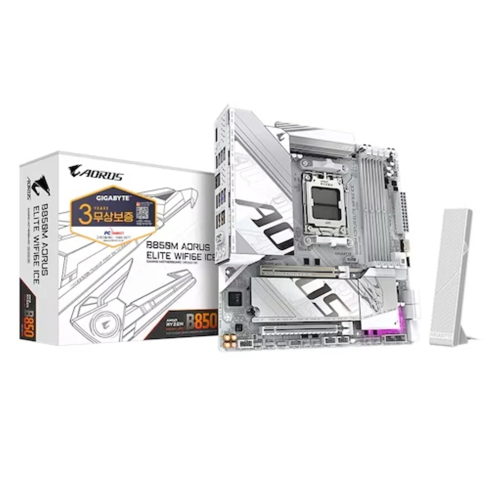 Gigabyte B850M Aorus Elite Wifi6E Ice Fishdirect Mainboard Domestic Distribution Genuine