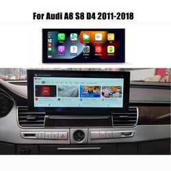 Android for Audi A8 S8 D4 2011-2018 Wireless CarPlay 12.3