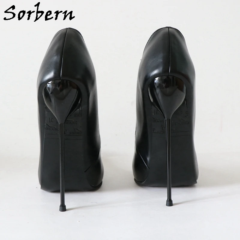 Sorbern 16cm Fetish Sissy Boy Pump Shoes Italy Style Pointed Toe Women Shoes Pumps Slip On Party Heels Drag Queen Custom