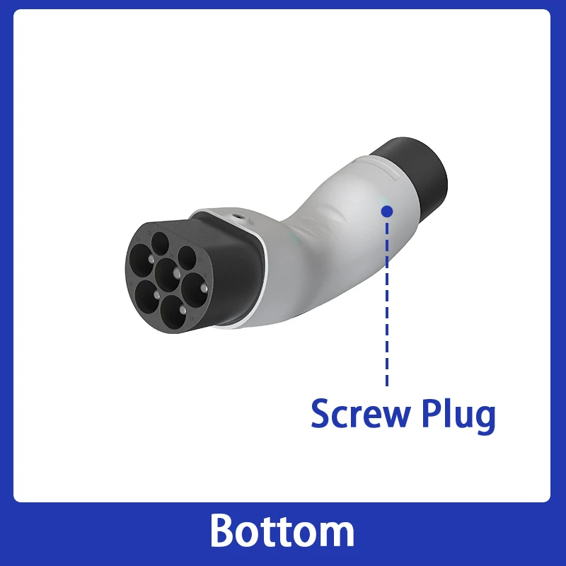 Power Plug Type 2 To GBT Adapter European To Chinese Adapter Tesla Y 2023 Accessories Bolt EV 7Kw 32A Power Charger For Vehicle