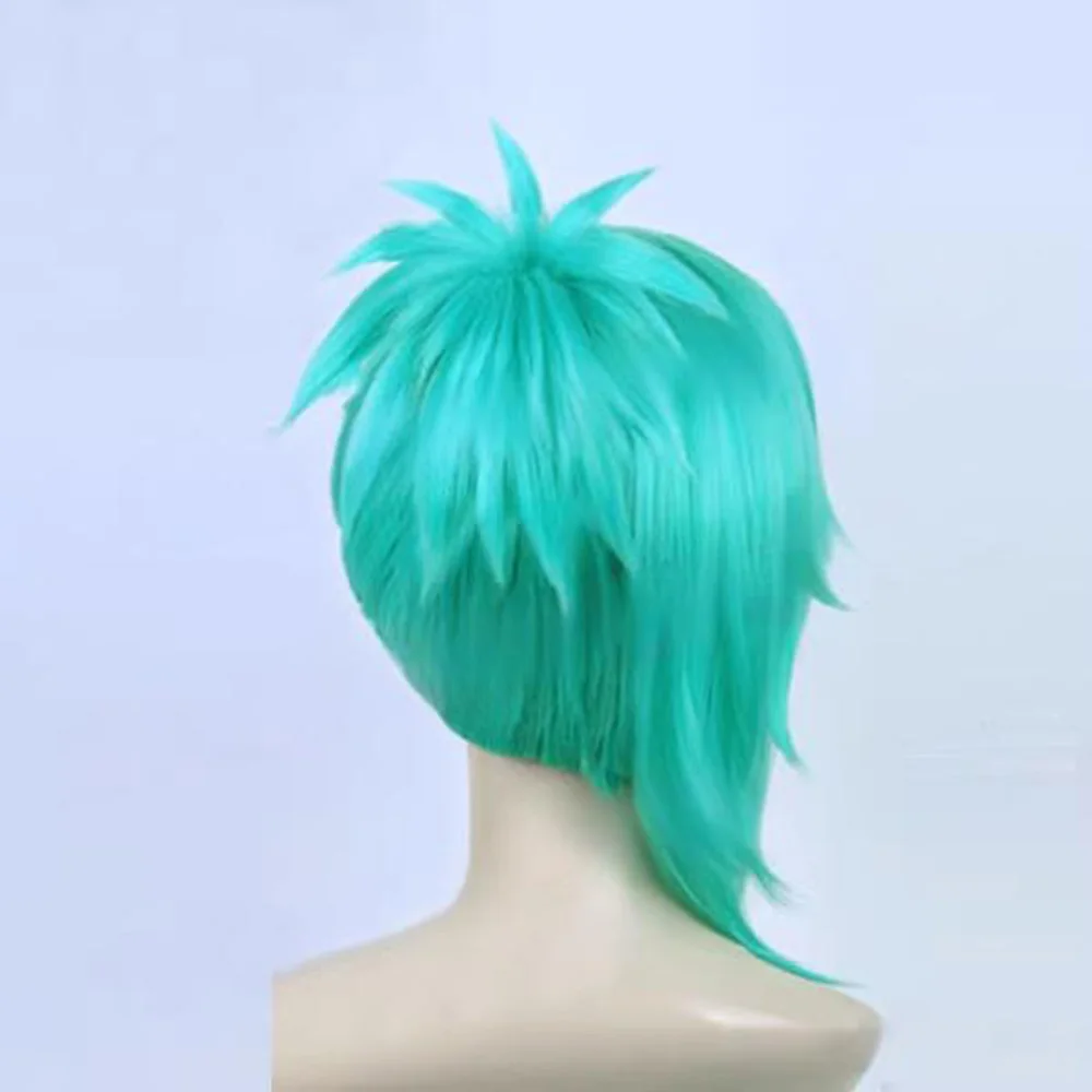 Uta no Prince-sama Cosplay perruque Mikaze Ai bleu clair fibre résistante à la chaleur Anime cheveux accessoire de déguisement