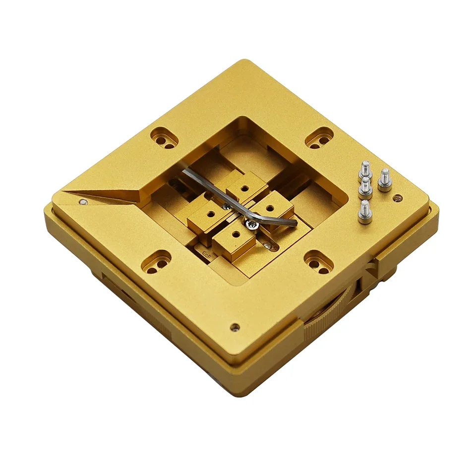 90mm stacja BGA Reballing ze stopu Aluminium BGA zestaw do reballingu zamek magnetyzm 10 szt. 90mm uniwersalne wzornik Bga do sadzenia przyrządy — zdjęcie 2