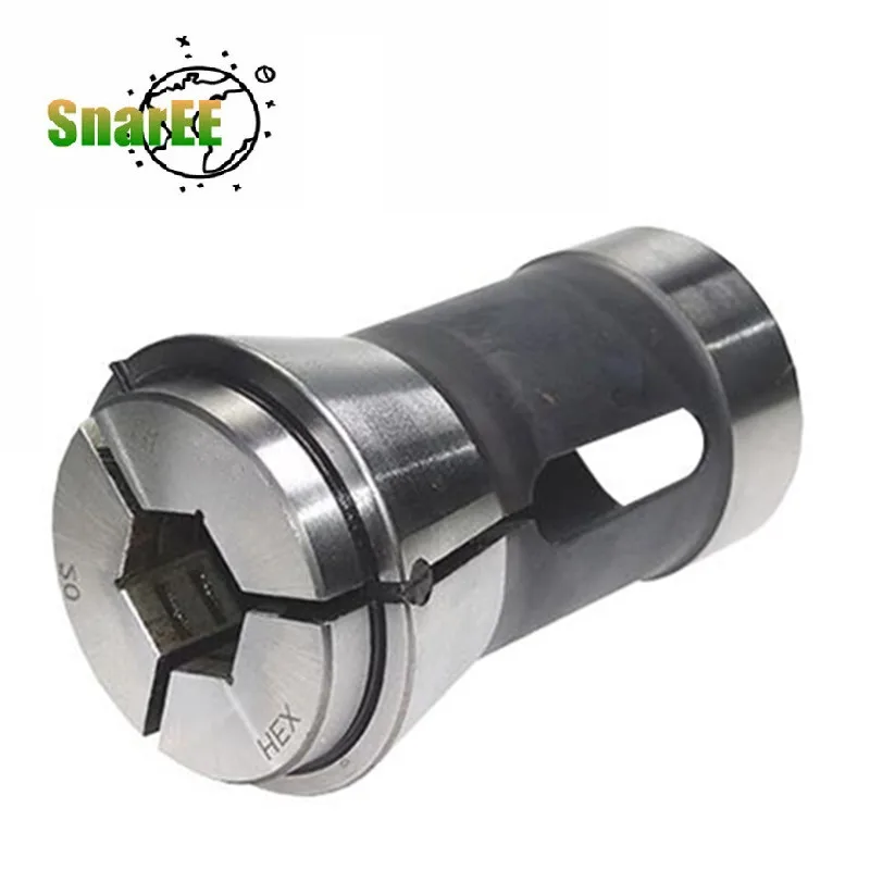 177E DIN6343 Collet Hexagon Hex Hole 8-45mm High-precision CNC Lathe Matching Spring Steel Collet Chuck