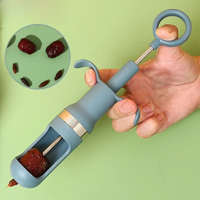 Dénoyauteur d'olive cerise, outil de dénoyauteur de cerise, dissolvant de graines de cerise, outil de carottage de Stoner, dissolvant de fosse de fruits multifonction