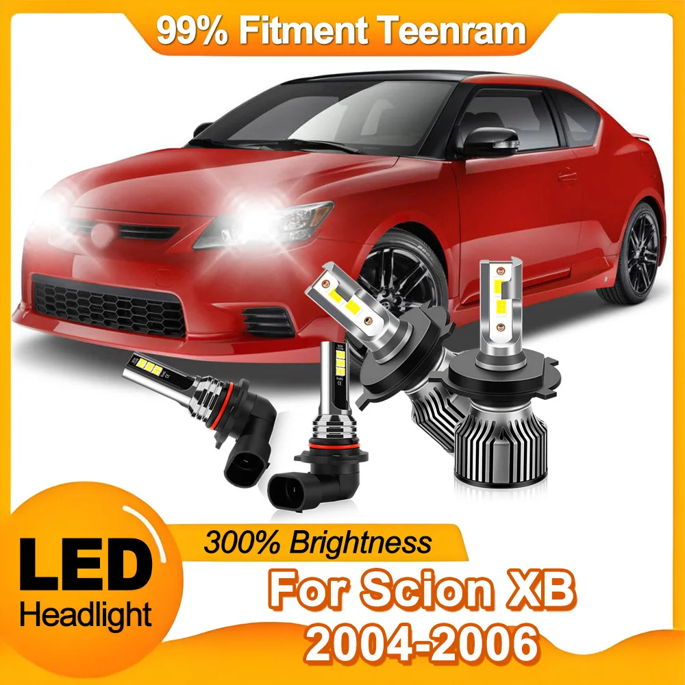 

Светодиодные фары Canbus 40000LM Turbo Auto Lamps 6000K Белые автомобильные противотуманные фары 12 В 24 В Plug And Play для Scion XB 2004 2005 2006