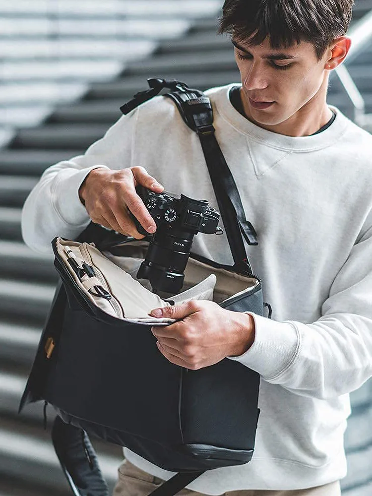 Mochila para câmera e drone PGYTECH OneGo 18L para homens e mulheres, mochila casual masculina de 16