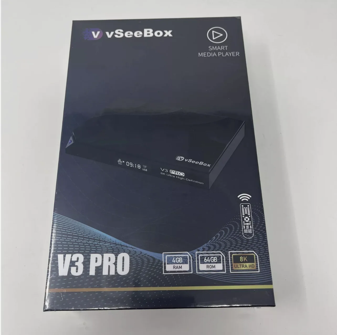 

Buy 2 Get 1 Free IN-STOCK vSeeBox V3 Pro 8K , 64GB , WiFi