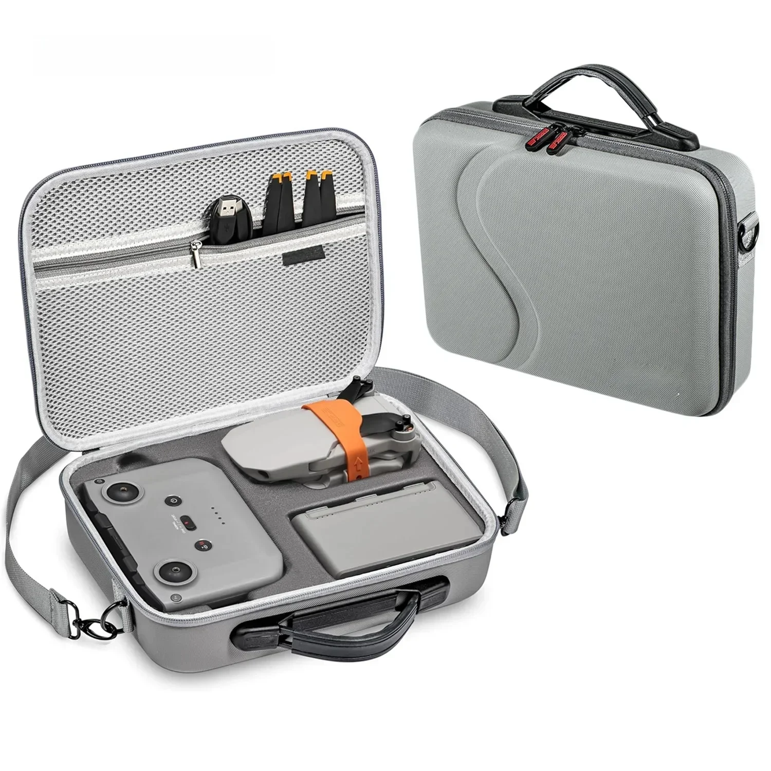 Torba na ramię Mini 2 PU Przenośna walizka podróżna Torebka na akcesoria do dronów DJI Mini 4K/Mini 2/Mini 2 SE — zdjęcie produktu 7