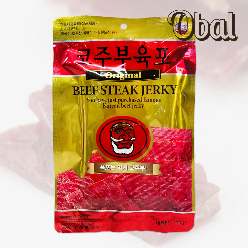 Beef Steak Jerky 100g OBAL Premium Dry Food