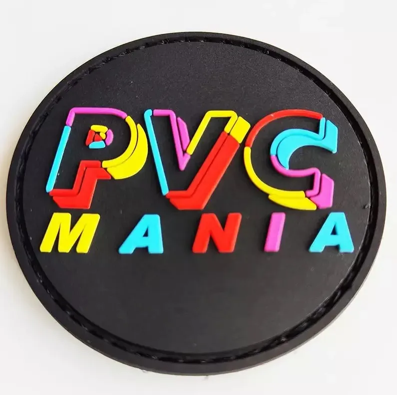 OEM/ODM Parche Garment Accessories Patch Custom Brand 3D Embossed Logo Soft PVC Label Rubber Patches for Clothes