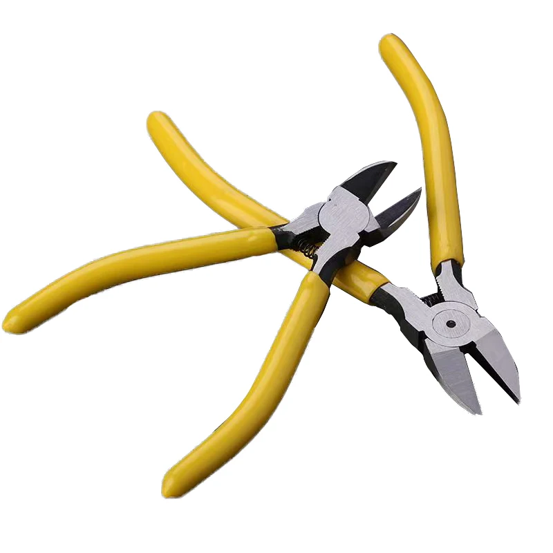 Pince coupante diagonale de précision et électronique – outil multifonction avec fonction pince à dénuder pour couper fil, câble et métal