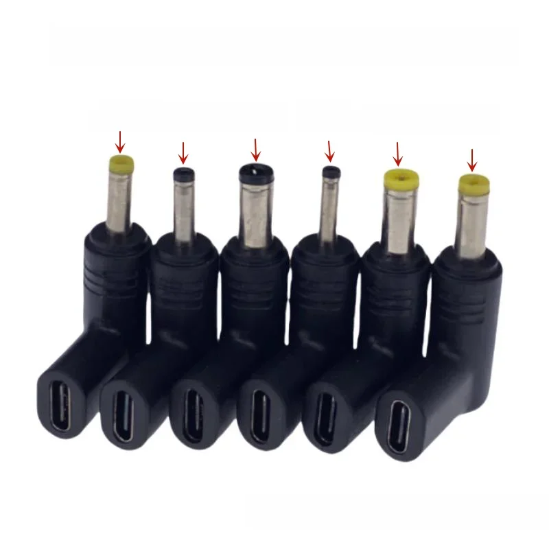 Złącze zasilania USB C PD na DC Uniwersalny konwerter 5V 9V 12V 15V 19V TypeC na DC Jack Adapter ładowania do routera Wentylator tabletu — 2