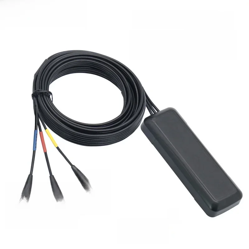 Trójzakresowa kombinowana antena samochodowa 4G+GPS/BD+WiFi z filtrem Zewnętrzny wzmacniacz sygnału pozycjonującego dalekiego zasięgu SMA męski 8/30dBi — zdjęcie 2