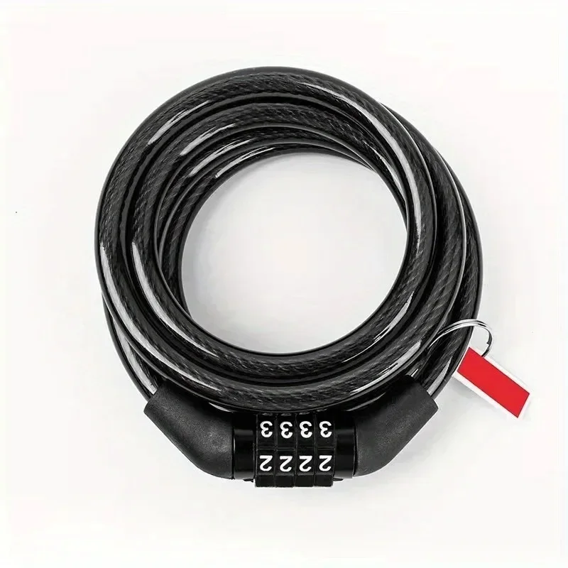 AliExpress Anti-Theft Bicycle Combination Lock - Strong Steel Cable Drill-Resistant Scratch-Proof - Secure Your Bike with Ease