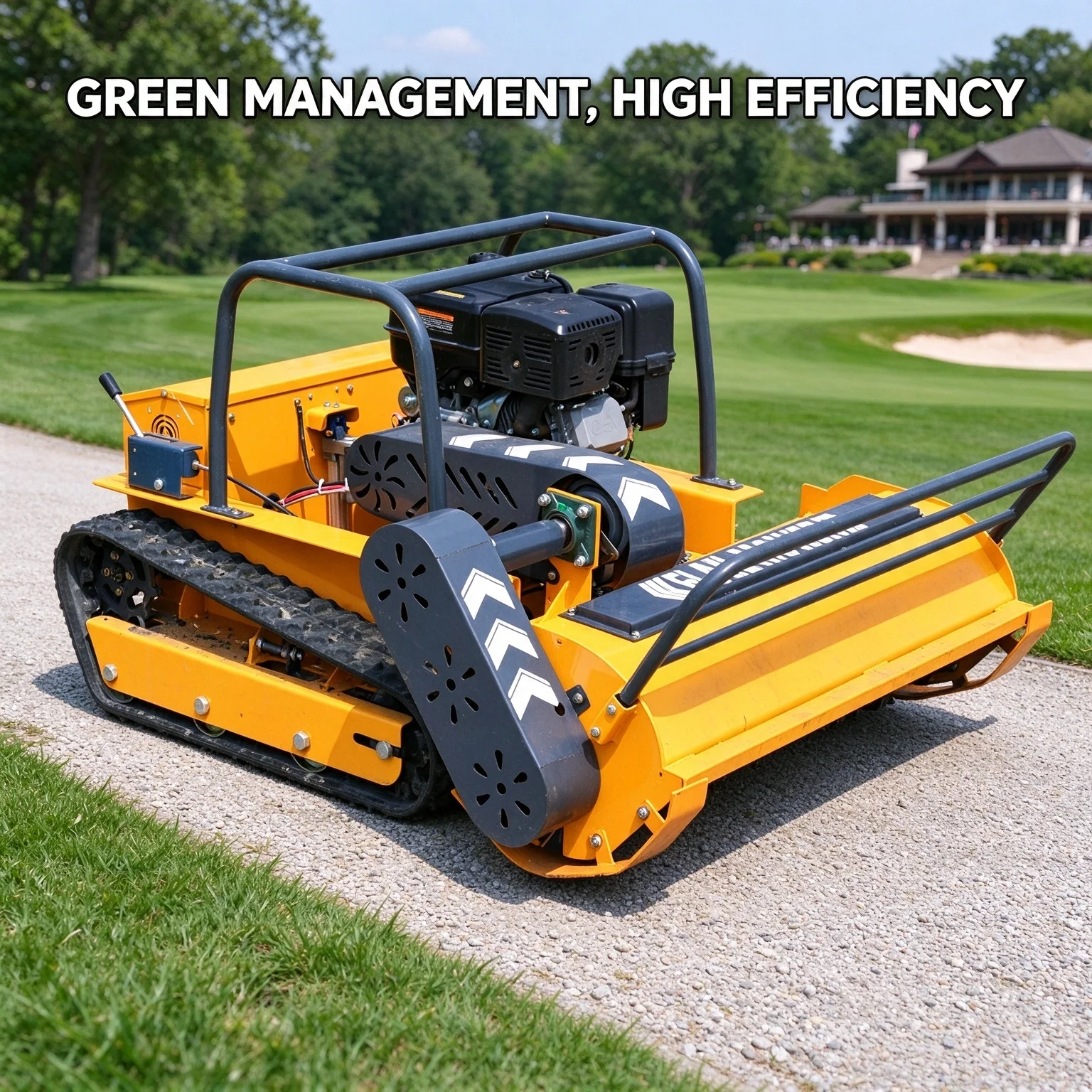 Customized Tracked Grass Maintenance Machine for Sloping Orchards and Professional Garden Services