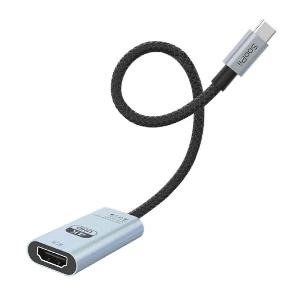 Soopii USB C to HDMI 2.0 4K Hdr Tv Connection Mirroring Gender Chf46A