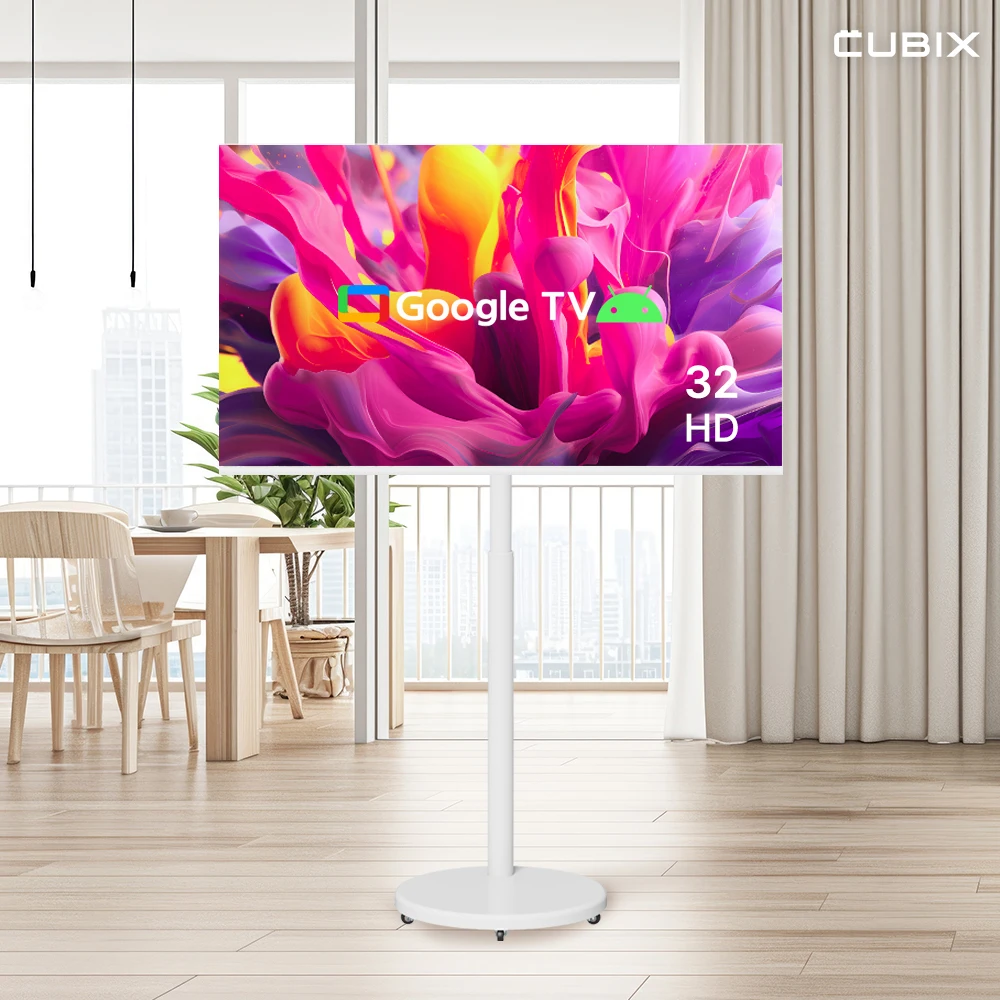 Moving cubic 32 inch White Edition Samtan BiMi X1 series smart TV Samten BiMi small BiMi