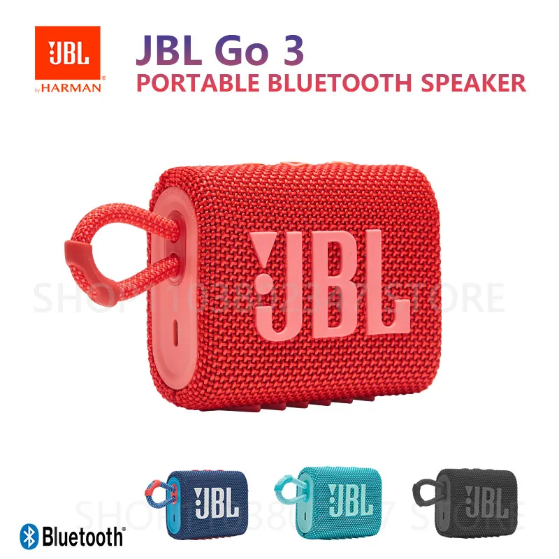 Original JBL GO 3/GO3 Wireless Bluetooth Speaker Portable Waterproof Speaker Outdoor Speakers Sports Bass party Speaker JBL GO3