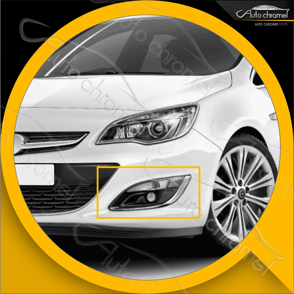 For Opel Astra J 2012, Vauxhall, Fog Lamp Frame,Aftermarket Product,Car Accessories,External Vehicle Parts,Tuning,Ext Pieces