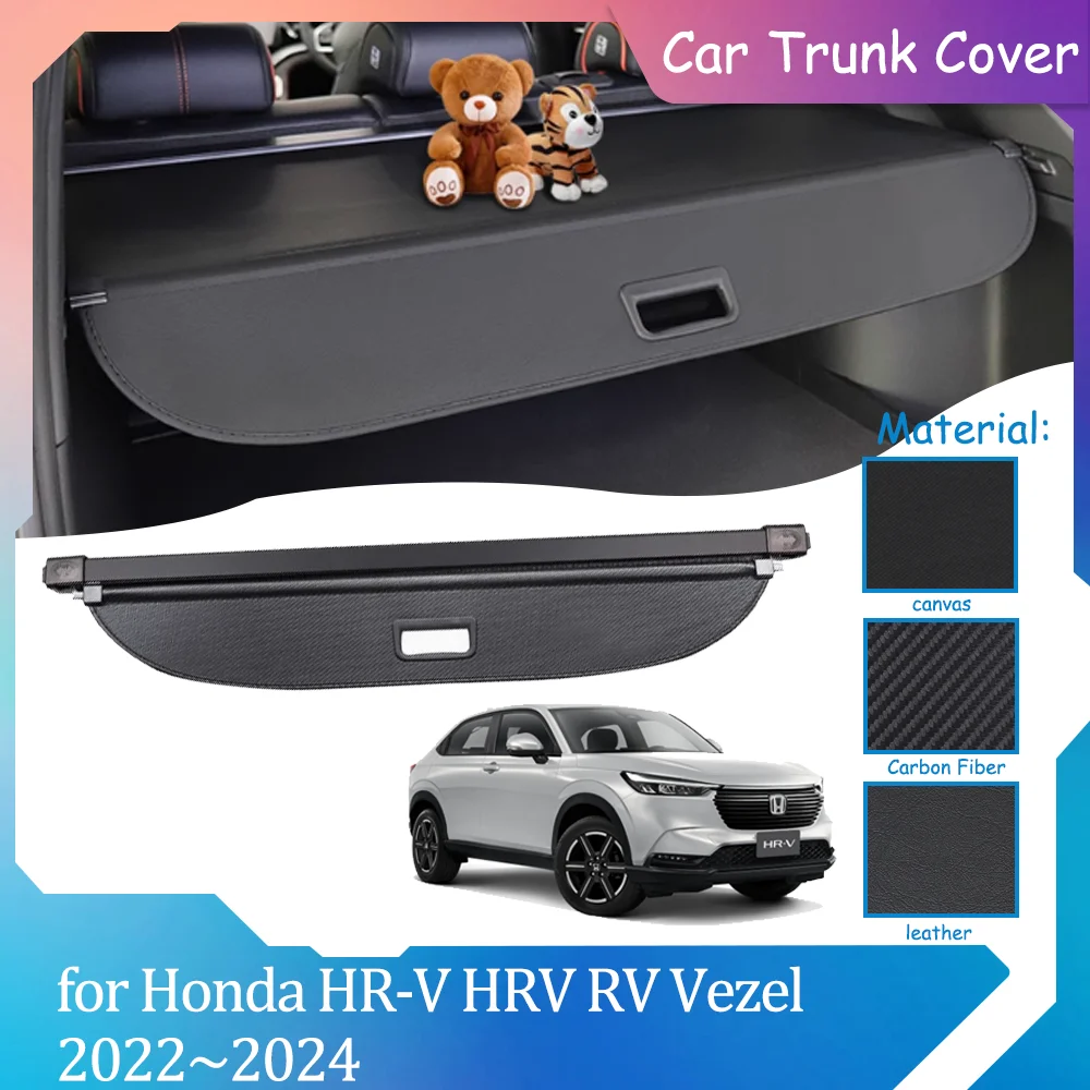 

Car Trunk Covers for Honda HR-V HRV RV Vezel 2022~2024 Luggage Curtain Shelter Privacy Partition Retractable Cargo Accessories