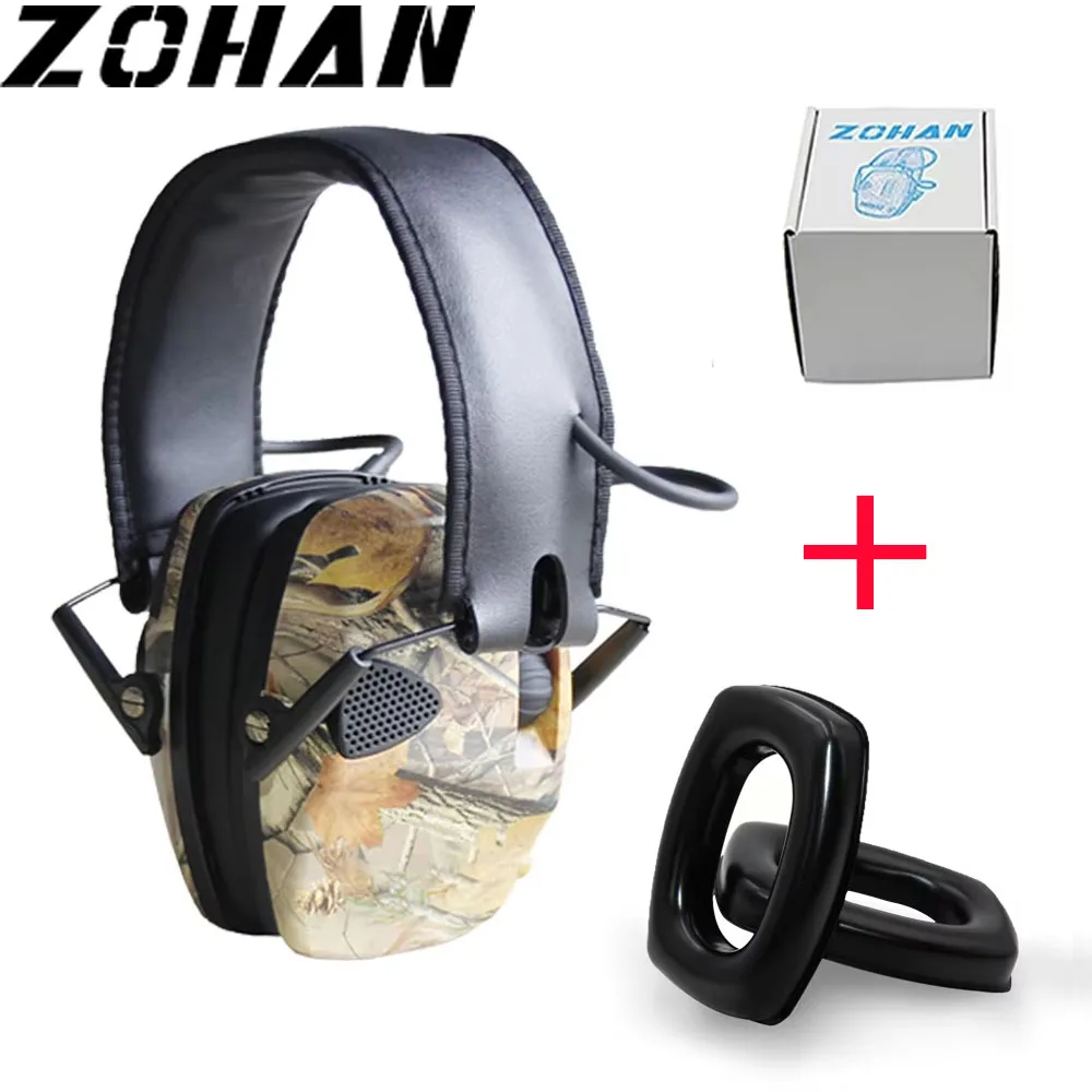 ZOHAN Electronic noise canceling headphones Hunting and shooting Sound Amplification Headphones hearing protection earmuffs gift